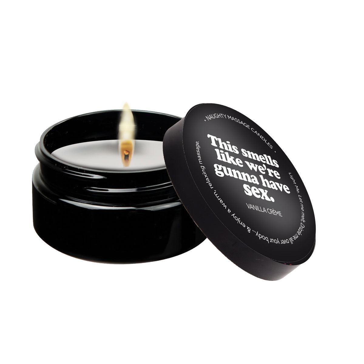 This Smells Like We're Gunna Have Sex - Massage  Candle - 2 Oz - Vanilla