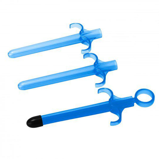 Lubricant Launcher Set of 3 - Blue - Your Adult Toy Store