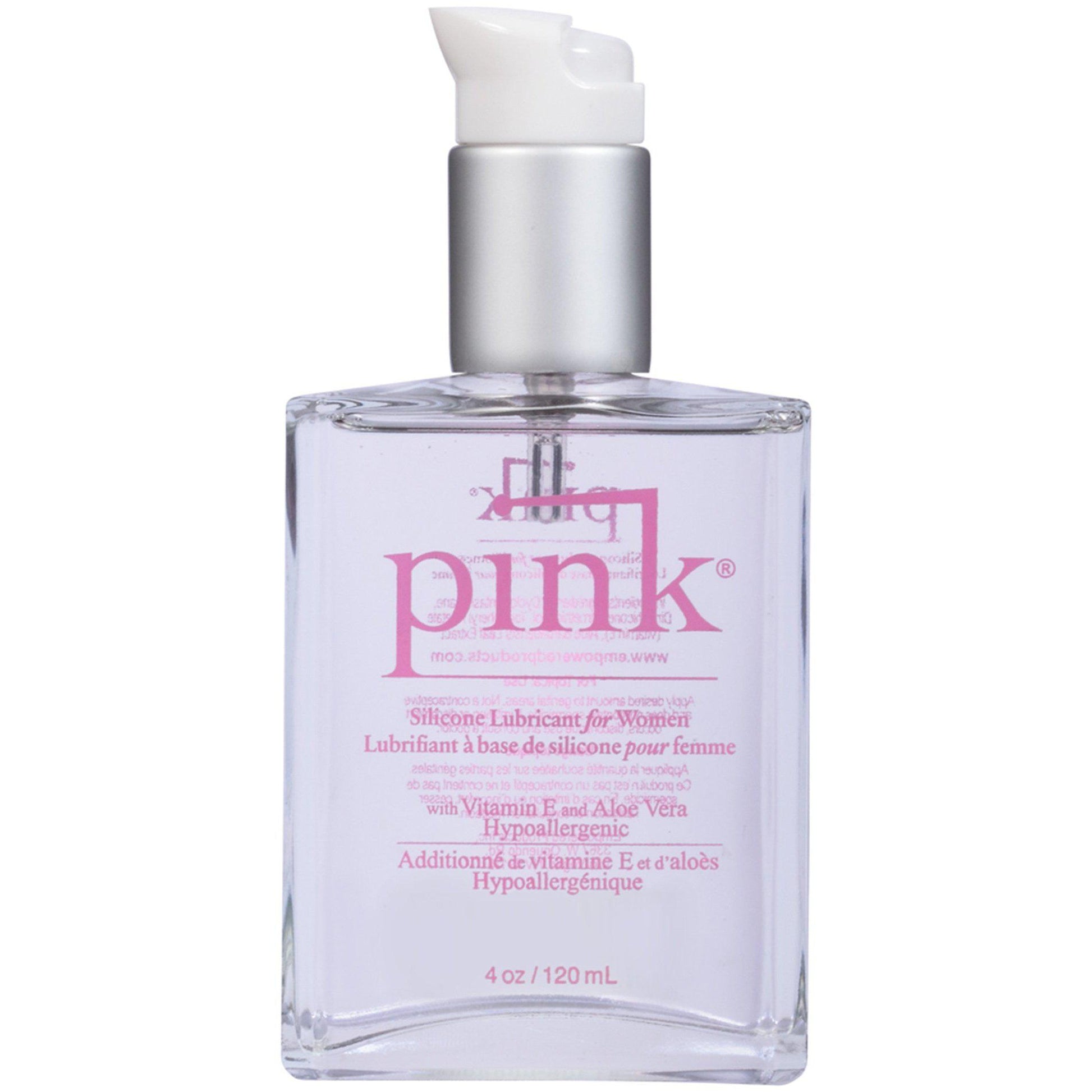 Pink 4oz. Glass Bottle