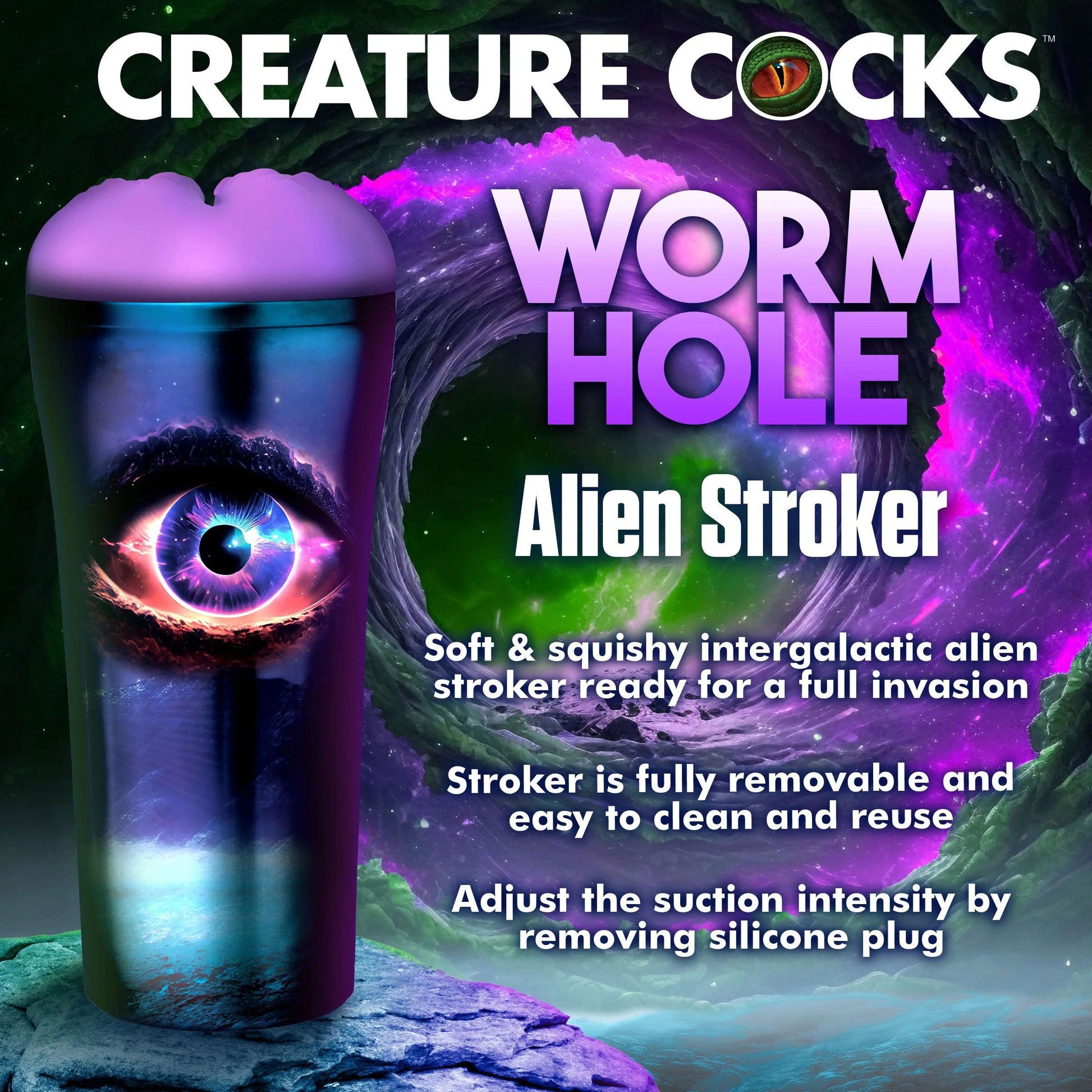 Wormhole Alien Stroker - Purple