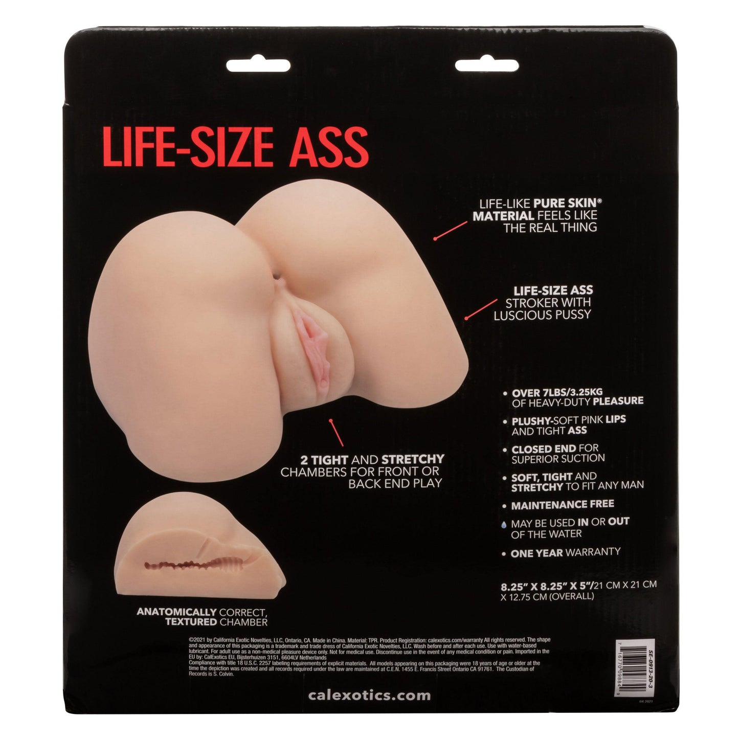Stroke It Life-Size Ass - Ivory