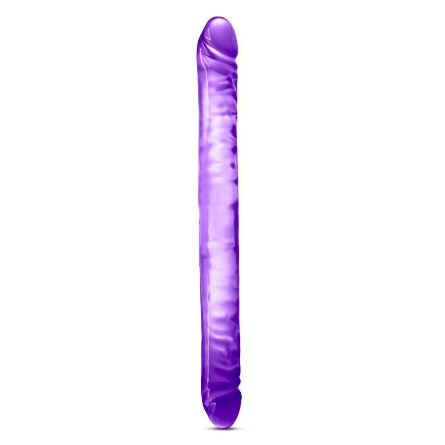 B Yours 18 Inch Double Dildo - Purple